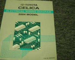 2004 Toyota Celica Electrical Wiring Diagram Manual
