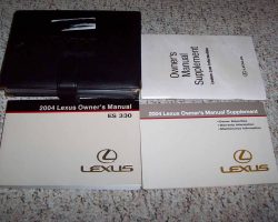 2004 Lexus ES330 Owner's Manual Set