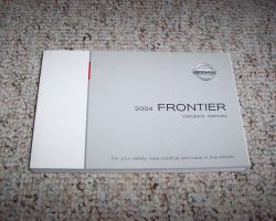 2004 Nissan Frontier Owner's Manual