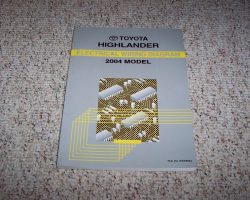 2004 Toyota Highlander Electrical Wiring Diagram Manual