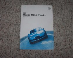2004 Mazda MX-5 Miata Owner's Manual