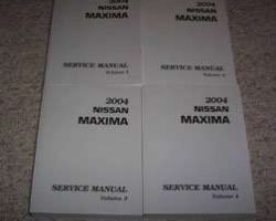 2004 Nissan Maxima Service Manual