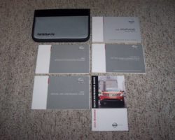 2004 Nissan Murano Owner's Manual Set