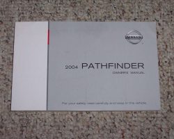 2004 Nissan Pathfinder Owner's Manual