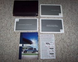 2004 Infiniti QX56 Owner's Manual Set
