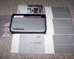 2004 Nissan Quest Owner's Manual Set