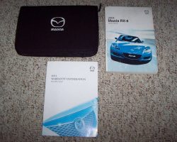 2004 Mazda RX-8 Owner's Manual Set