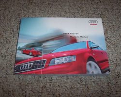 2004 Audi S4 Owner's Manual