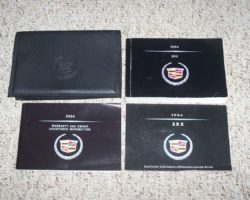 2004 Cadillac SRX Owner's Manual Set