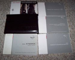 2004 Nissan Xterra Owner's Manual Set