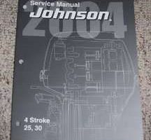 2004 Johnson 25 & 30 HP 4 Stroke Models Parts Catalog