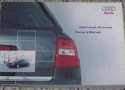 2004 Audi A6 Avant Owner's Manual