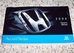 2004 Honda Accord Sedan Owner's Manual