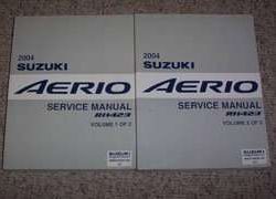 2004 Suzuki Aerio Service Manual