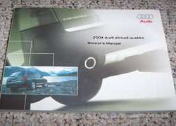 2004 Audi Allroad Owner's Manual