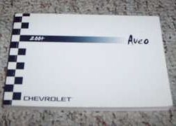 2004 Chevrolet Aveo Owner's Manual