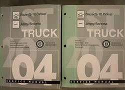 2004 GMC Jimmy & Sonoma Service Manual