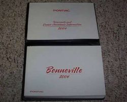 2004 Pontiac Bonneville Owner's Manual Set