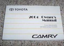 2004 Toyota Camry Owner's Manual