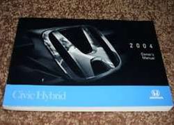 2004 Honda Civic Hybrid Owner's Manual