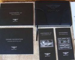 2004 Bentley Continental GT Owner's Manual