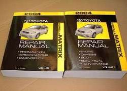 2004 Toyota Corolla Matrix Service Repair Manual