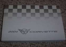 2004 Chevrolet Corvette Owner's Manual