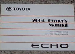 2004 Toyota Echo Owner's Manual