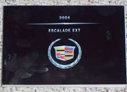 2004 Cadillac Escalade EXT Owner's Manual