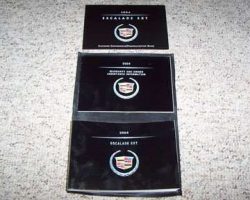 2004 Cadillac Escalade EXT Owner's Manual Set
