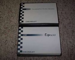 2004 Chevrolet Express Owner's Manual Set
