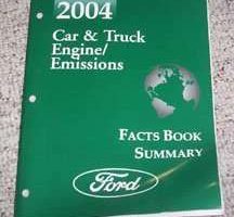 2004 Mercury Mountaineer Engine/Emission Facts Book Summary