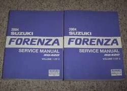 2004 Suzuki Forenza Owner's Manual