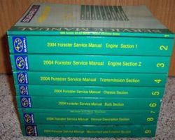 2004 Subaru Forester Service Manual