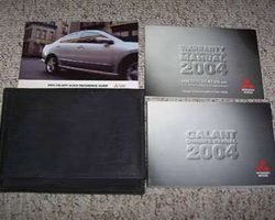 2004 Mitsubishi Galant Owner's Manual Set