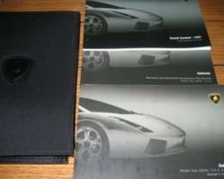2004 Lamborghini Gallardo Spyder Owner's Manual