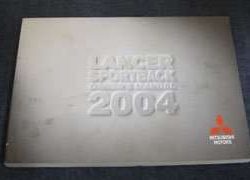 2004 Mitsubishi Lancer Sportback Owner's Manual