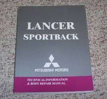 2004 Mitsubishi Lancer Sportback Technical Information & Body Repair Manual