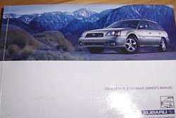 2004 Subaru Legacy & Outback Owner's Manual