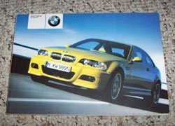 2004 BMW M3 Coupe Owner's Manual