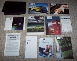 2004 BMW M3 Coupe Owner's Manual Set