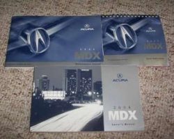 2004 Acura MDX Owner's Manual Set