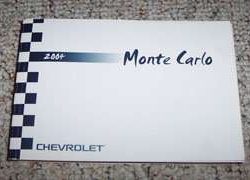 2004 Chevrolet Monte Carlo Owner's Manual