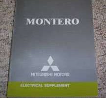 2004 Mitsubishi Montero Electrical Supplement Manual