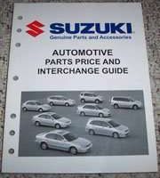 2004 Suzuki Grand Vitara Parts Price & Interchange Guide