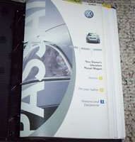 2004 Volkswagen Passat Sedan Owner's Manual