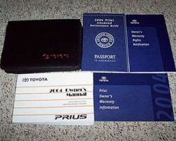 2004 Toyota Prius Owner's Manual Set