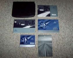2004 Acura RSX Owner's Manual Set