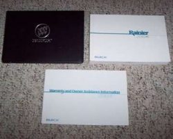2004 Buick Rainier Owner's Operator Manual User Guide Set