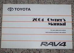 2004 Toyota Rav4 Owner's Manual